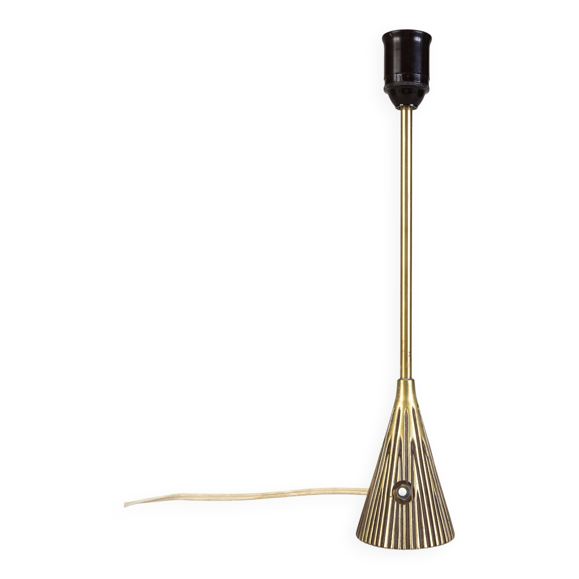 ASEA lamp in cast bronze by Sonja Katzin, Sweden, 1960