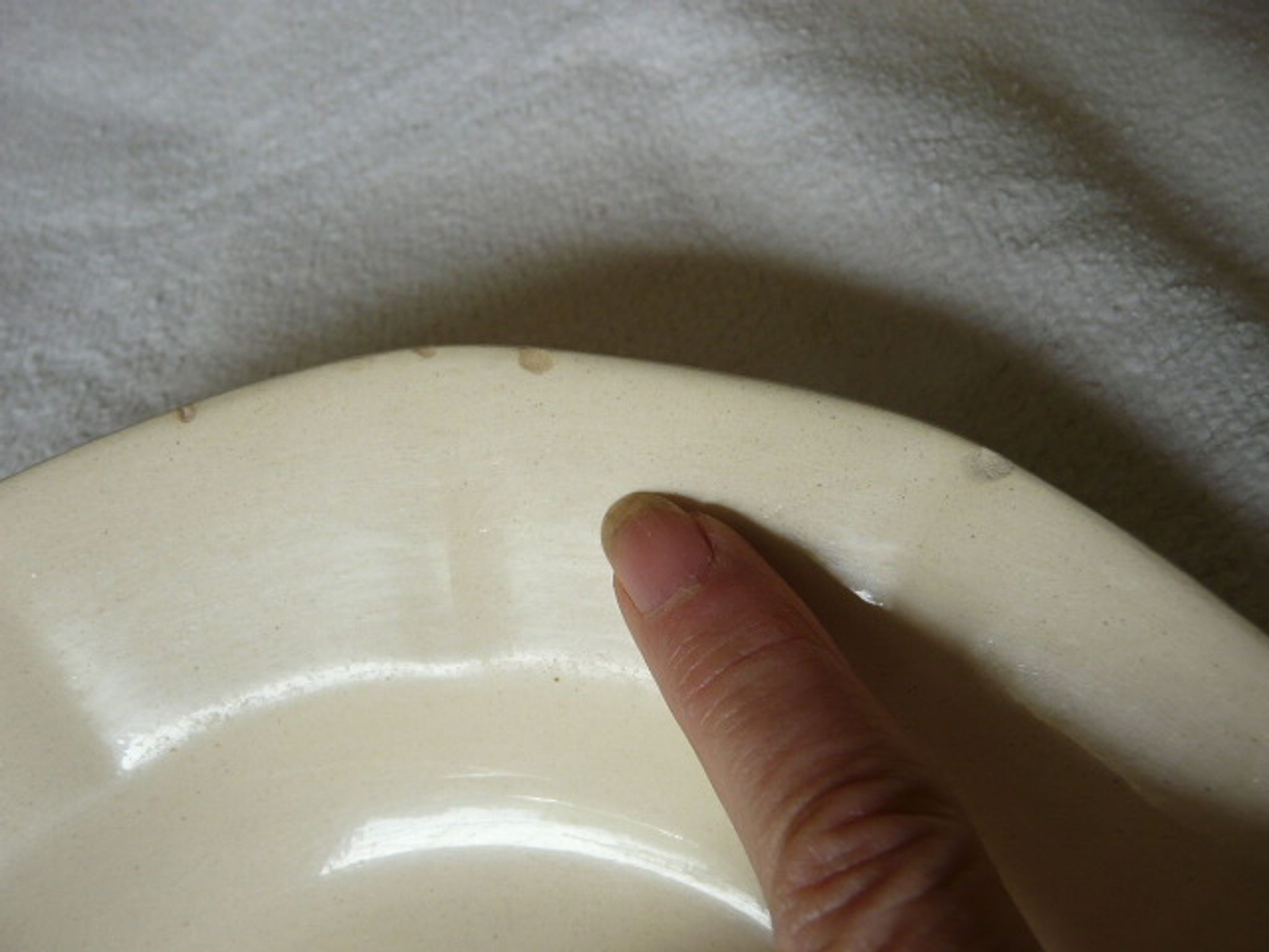 Dishwashing service Digoin Sarreguemines 6 plates flat & hollow 5 for dessert