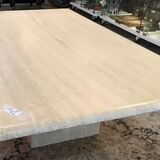 Travertine lounge table