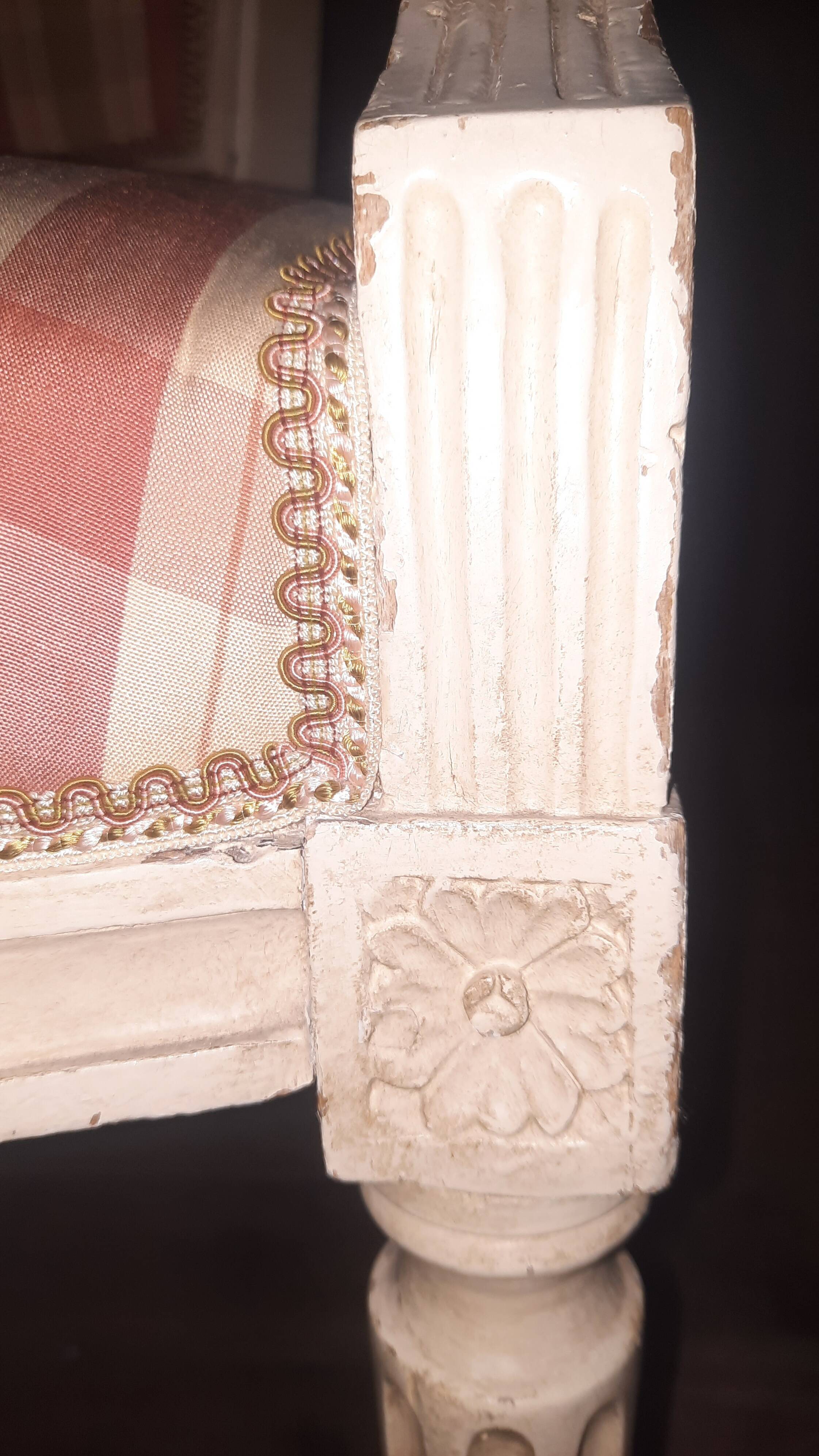 Lacquered armchair in the Louis XVI style