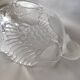 Central coupe in frosted crystal with double swan neck, Mikasa Walther