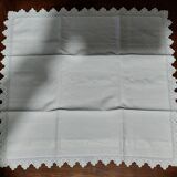 Old white cotton pillowcase 64 x 68 cm