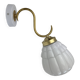 Ancienne applique en opaline vintage