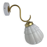 VINTAGE OPALINE WALL LIGHT