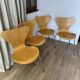 Set of 4 Serie 7 chairs (3107) by Arne Jacobsen / Fritz Hansen