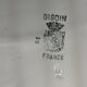 Antique asparagus dish in Digoin Sarreguemines slip