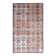 Tapis vintage turc Oushak fait main en laine et coton marron
