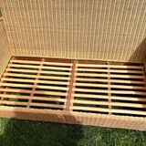 Banquette rotin / osier