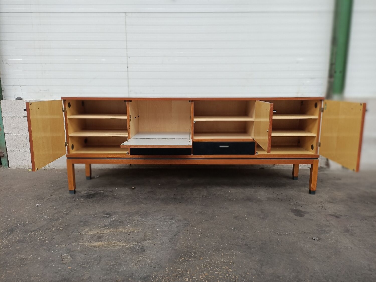 Scandinavian teak row