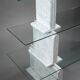 Carrara marble and glass library - 1970