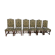 Series of 6 louis Xlll chairs in sheep bone