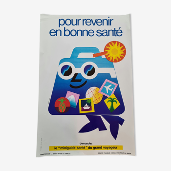 Affiche du ministère de la santé