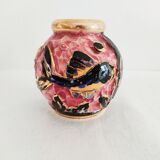 Ceramic vase from Monaco decorated fish