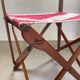 Ensemble de terrasse d'extérieur authentique français, 5 chaises et une table