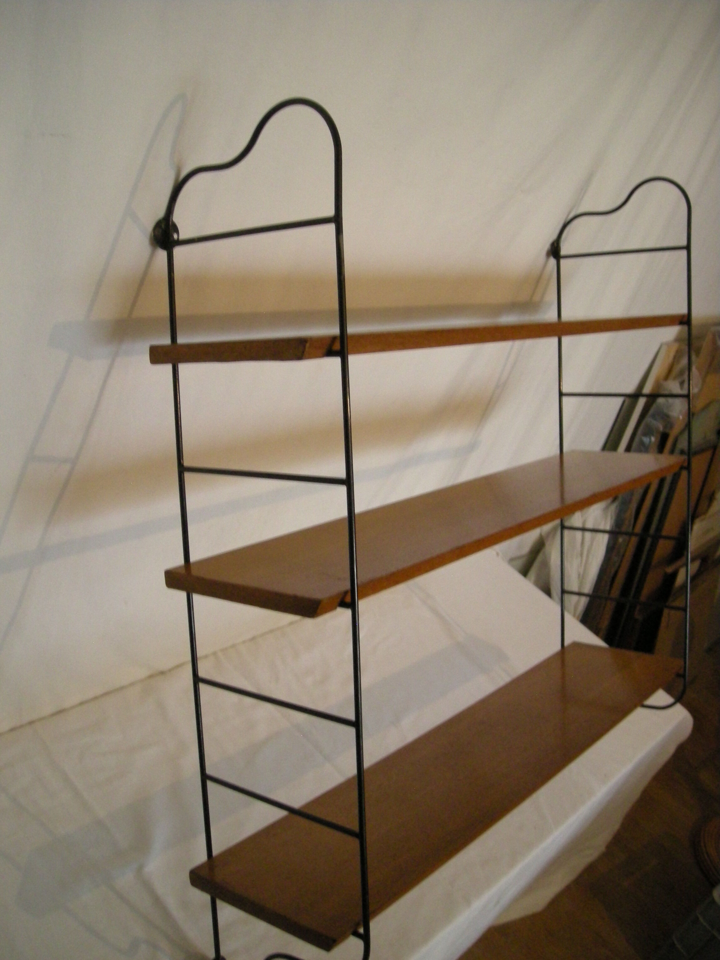 Scandinavian wall shelf from the 50s