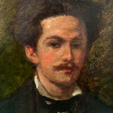 19th century painting, portrait of a man
