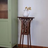 Art Deco wooden plant holder