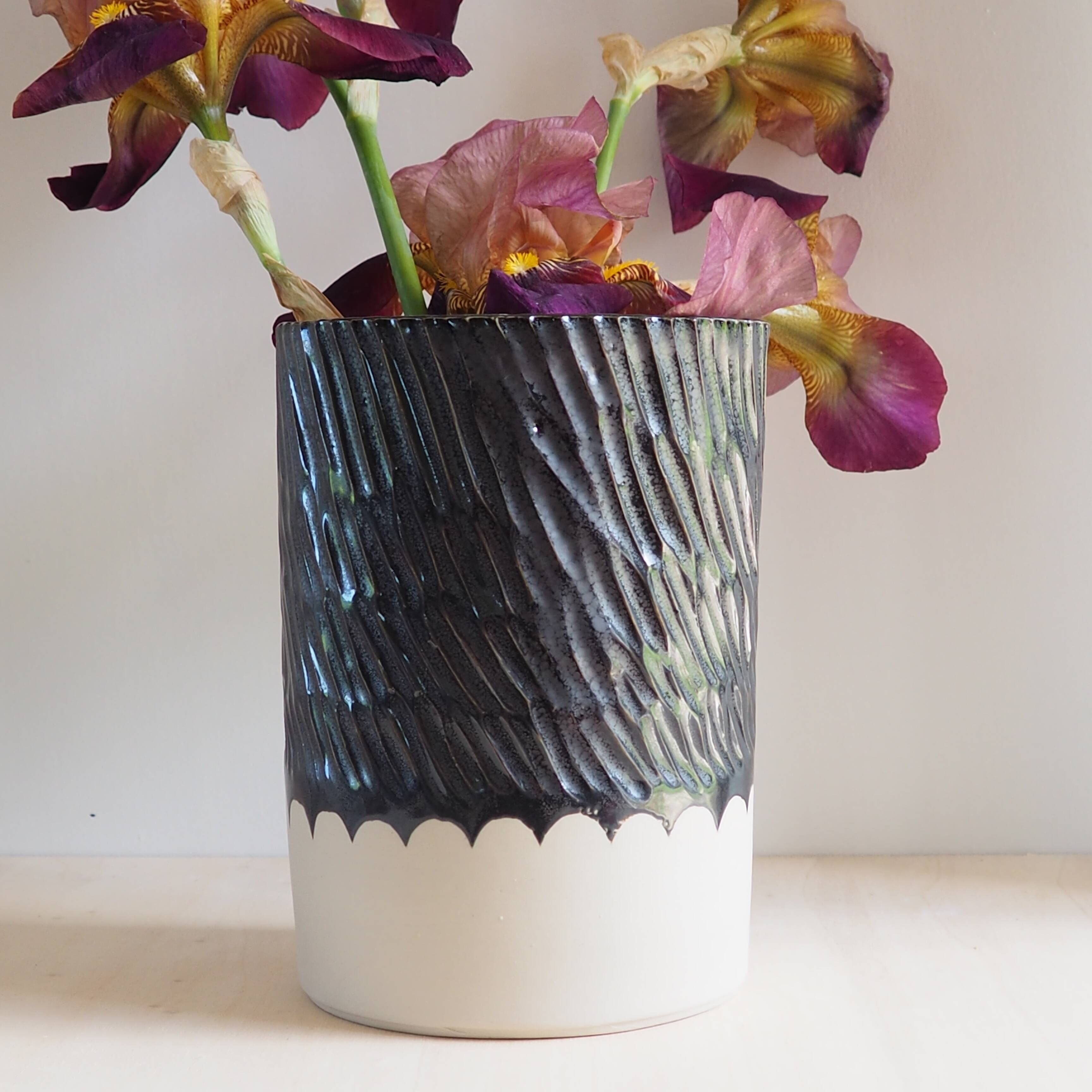 Metal vase
