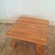 Vintage solid oak coffee table vintage 50s