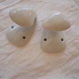 Set of 2 porcelain hooks