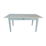 Vintage farm table with drawer