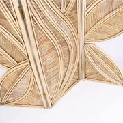 Paravent « feuilles » en rotin 