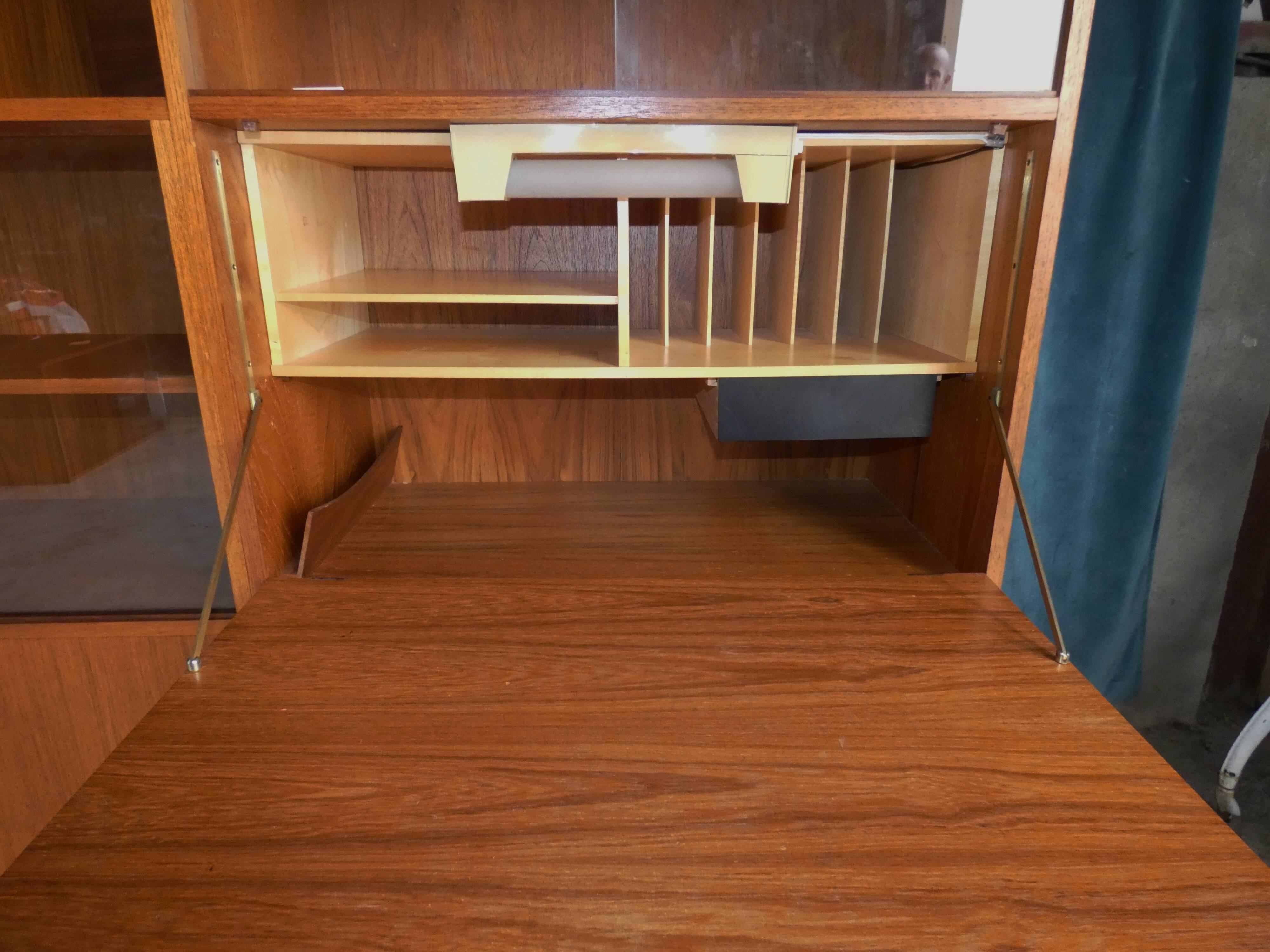 secretary in teak 1950