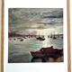 Marine of Brittany, M. Tassart, oil on cardboard 1964