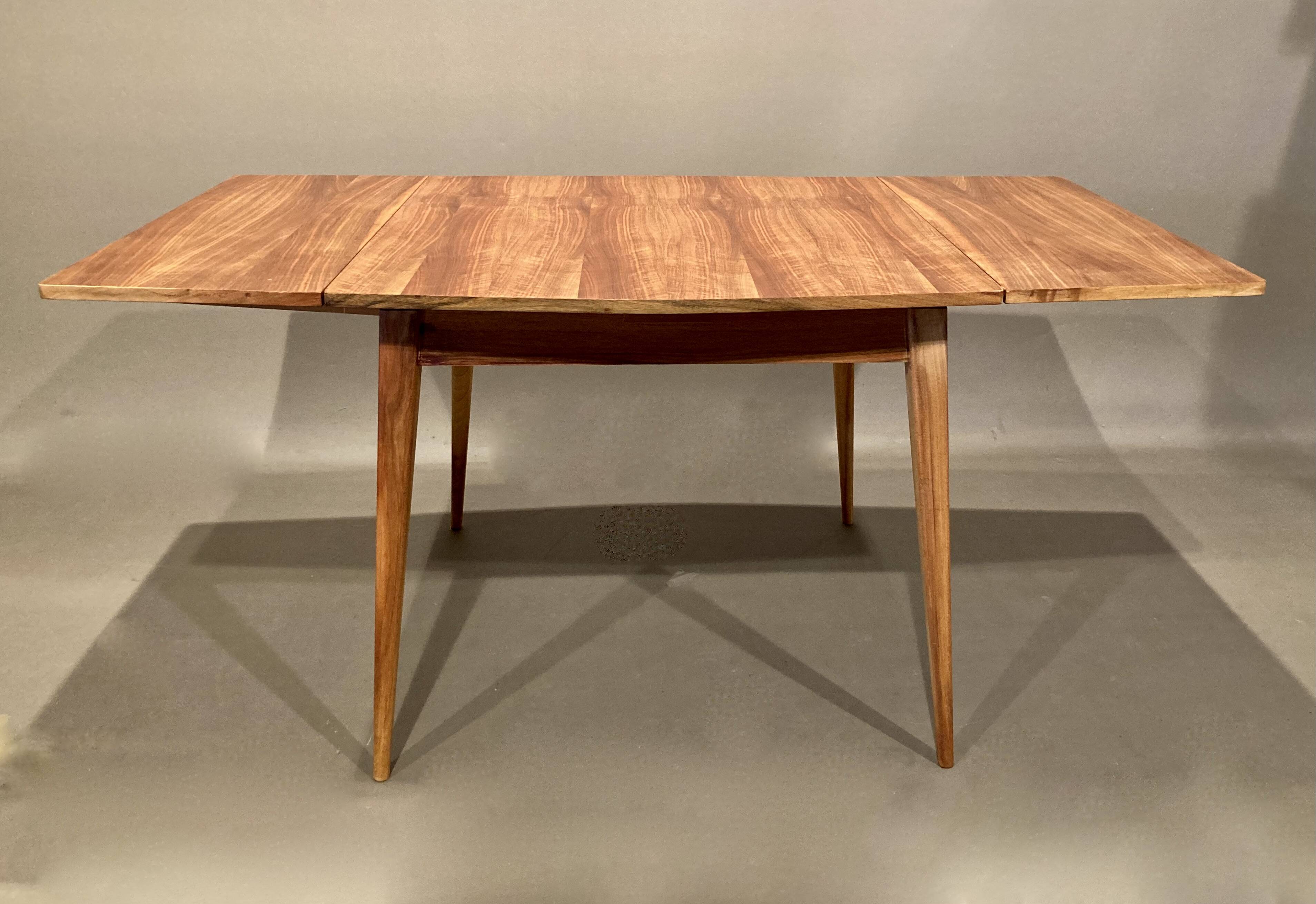 Scandinavian extendable teak table, 1950