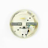 Mid-Century Glass Wall Light or Ceiling Light from Limburg, Germany, 1960s