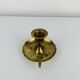 Vintage gold-plated brass candlestick