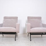 Pair of armchairs model "Galion" designed by Gilbert Steiner, published by Steiner, 1955