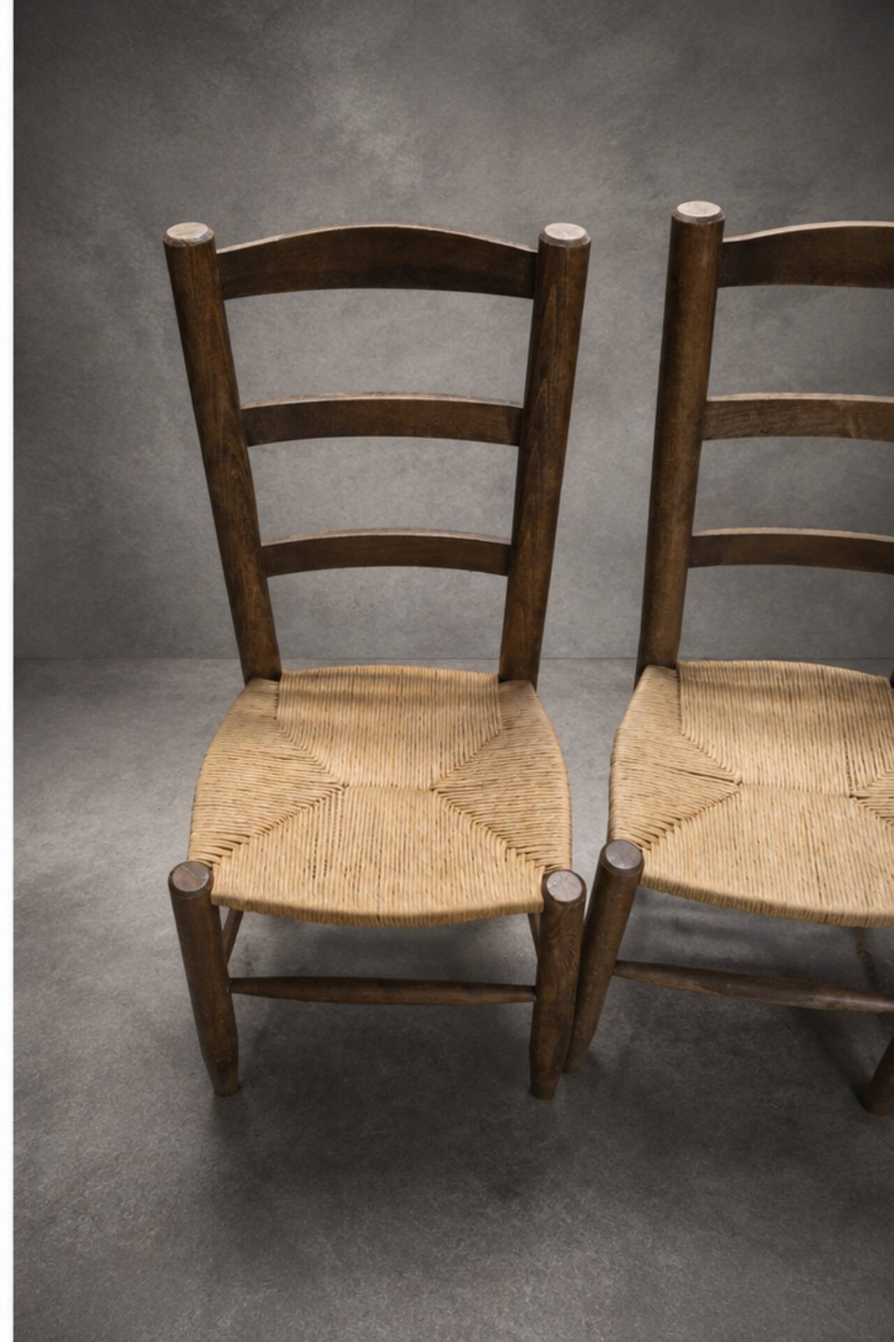 6 brutalist chairs by Georges Robert, 1960