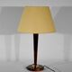 Mahogany and Brass lamp,1950