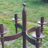 Lampadaire des années 50 en fer forgé