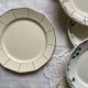 Set of 6 mismatched old earthenware dessert plates Badonviller Longwy