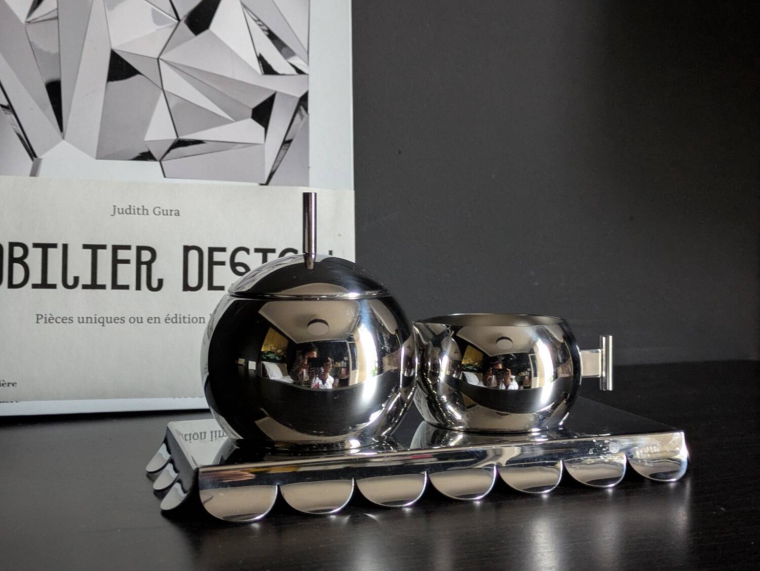 Sugar bowl and cream jug Alessi