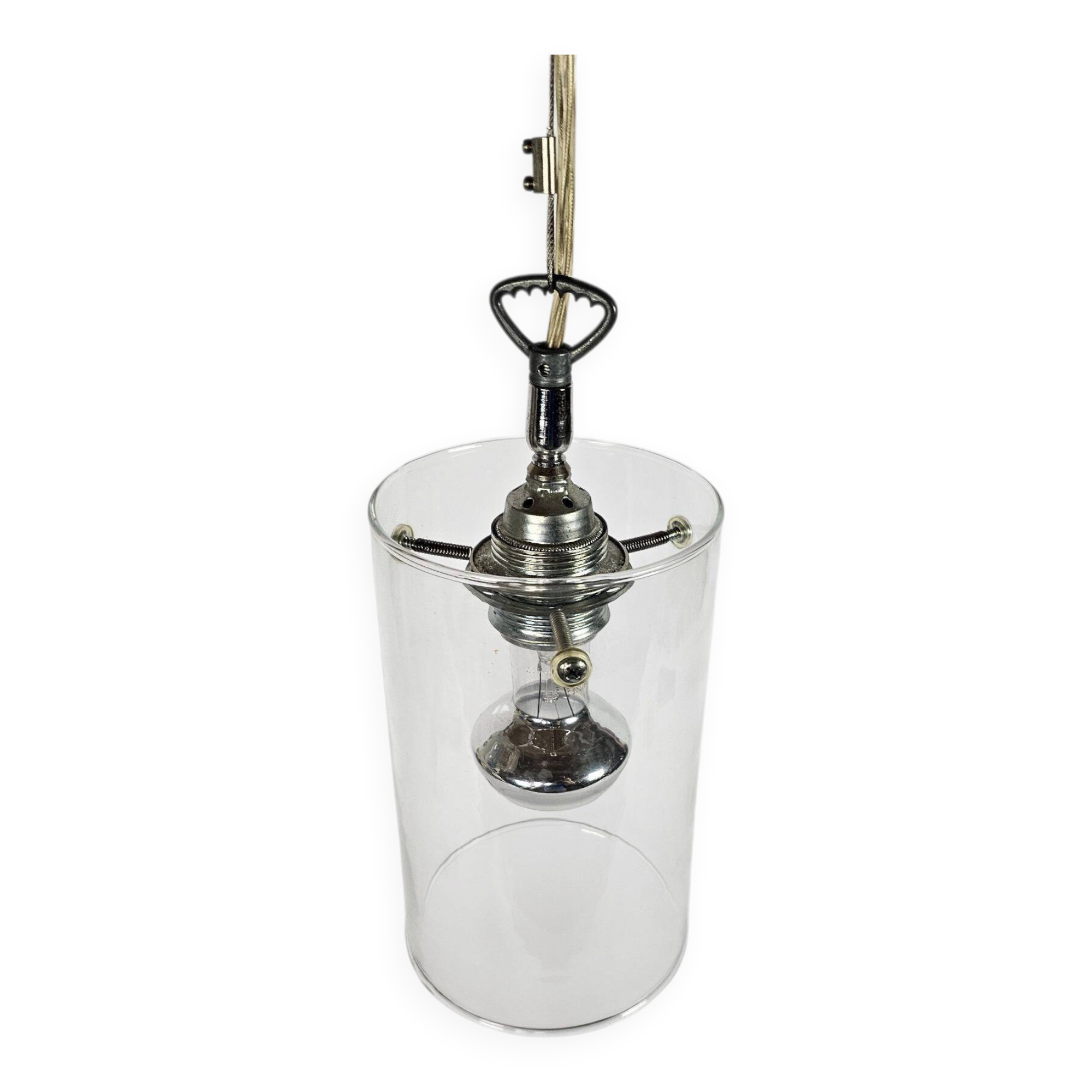 Dutch design - Pola International Amsterdam - hanging lamp - glass - metal