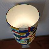 Alabaster lamp and custom-made shade