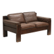 Vintage mid century modern leather design sofa 757 by Harry de Groot for Leolux, 70s
