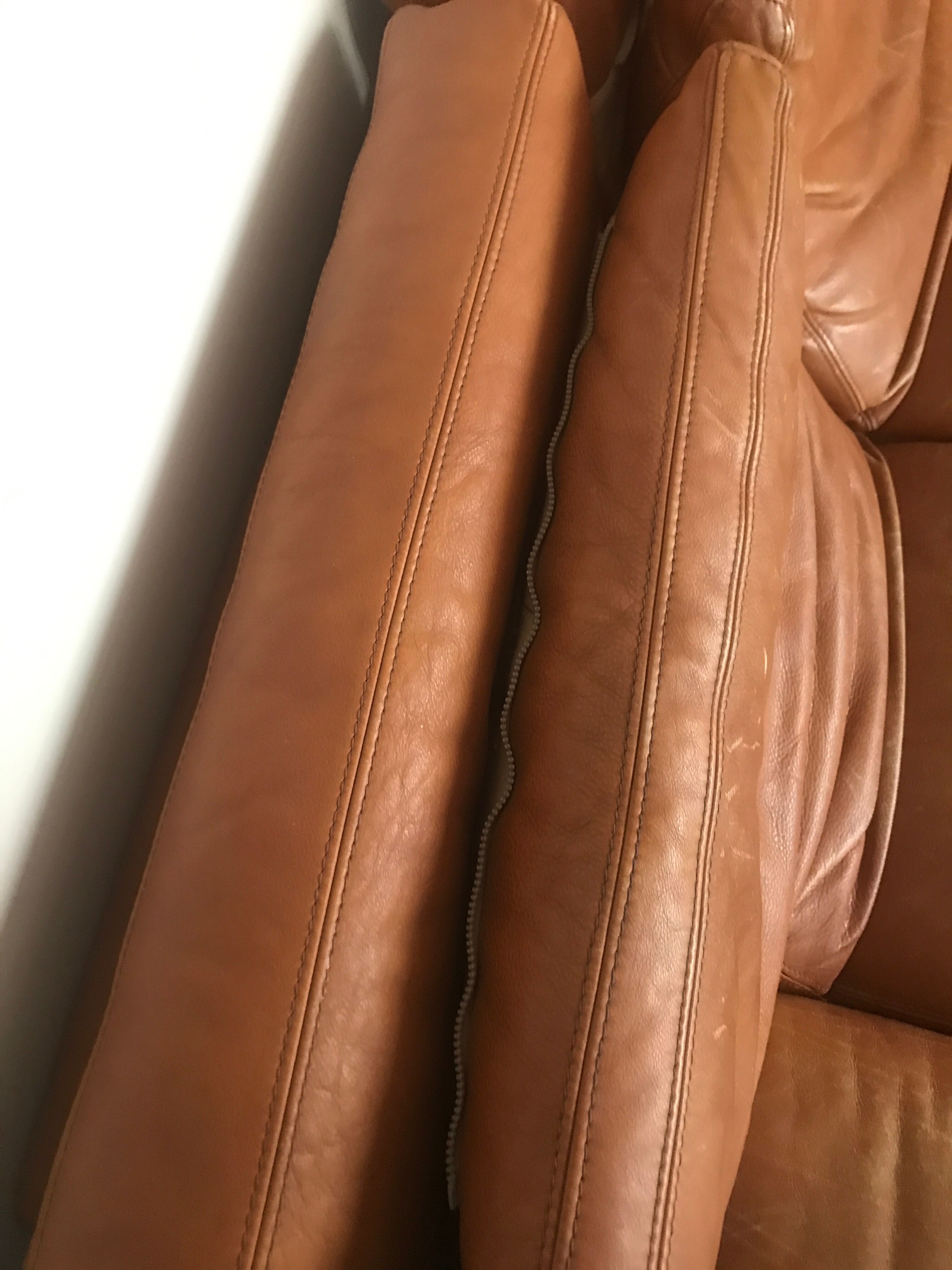 Roche-Bobois leather sofa