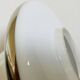 Danish Modern opaline glass hanging lamp