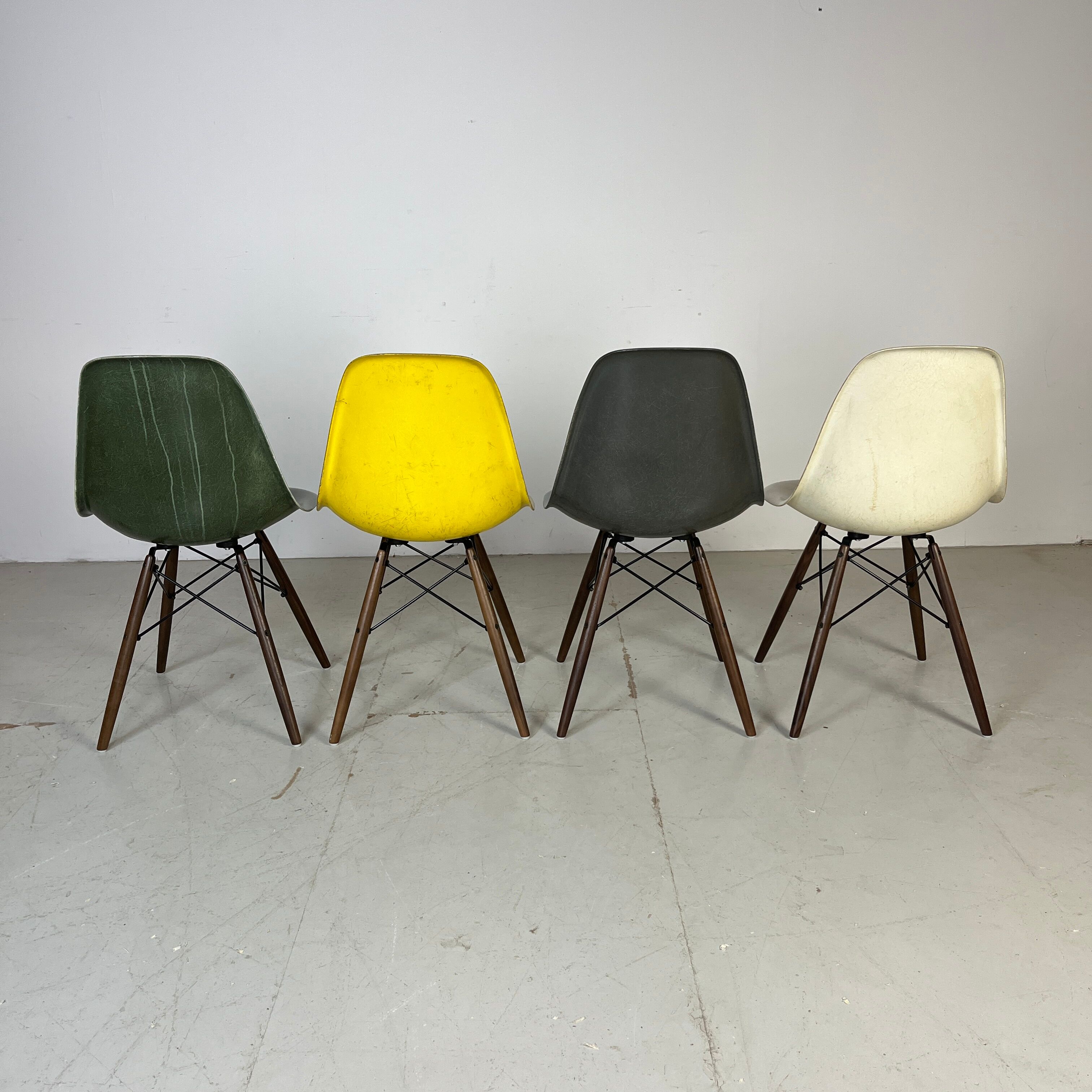 DSW side chairs by Charles & Ray Eames for Herman Miller