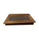 Old wooden writing board over leather early twentieth century