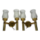 Jean PERZEL (1892 - 1986) Pair of modernist wall lights circa 1960 20th century