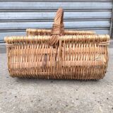 Wicker log basket 1970
