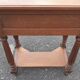 Art Deco console in solid oak