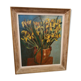 Peinture bouquet de jonquilles
