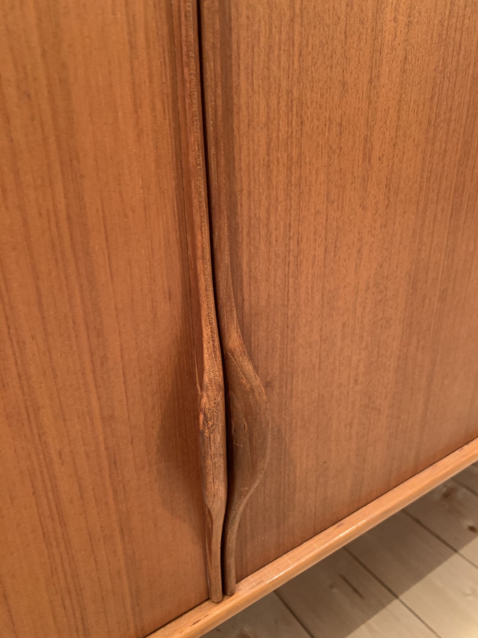 Enfilade scandinave en teck années 60