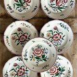 7 Sarreguemines flat plates